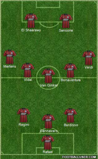 Brighton and Hove Albion Formation 2015