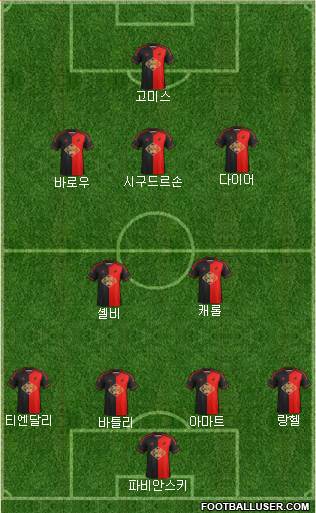 Swansea City Formation 2015