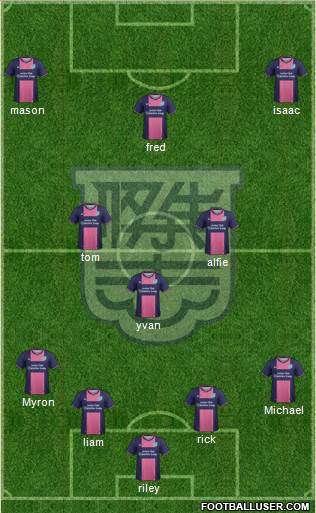 Kitchee Sports Club Formation 2015