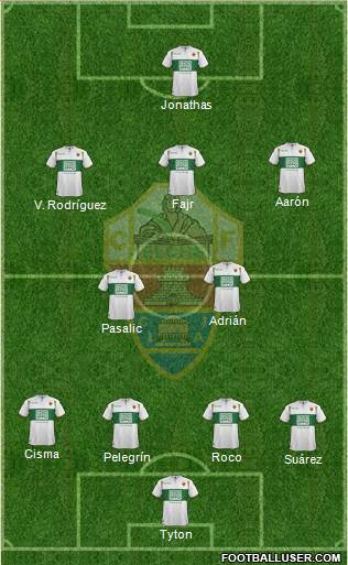 Elche C.F., S.A.D. Formation 2015