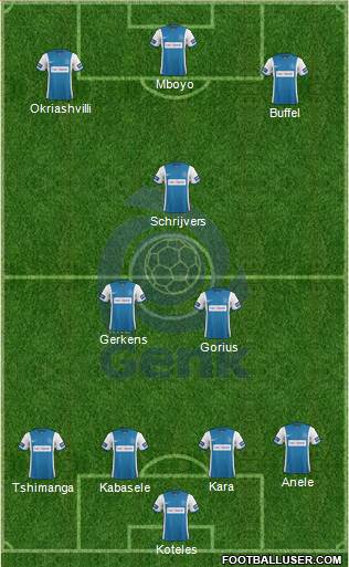K Racing Club Genk Formation 2015
