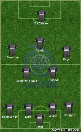 K Racing Club Genk Formation 2015