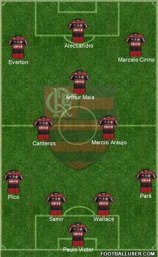 CR Flamengo Formation 2015