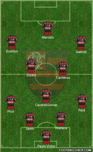 CR Flamengo Formation 2015