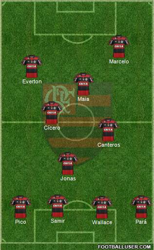 CR Flamengo Formation 2015