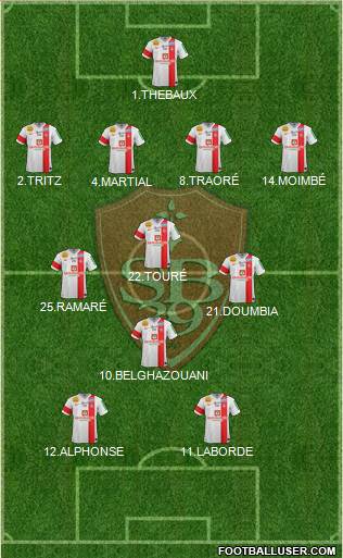 Stade Brestois 29 Formation 2015