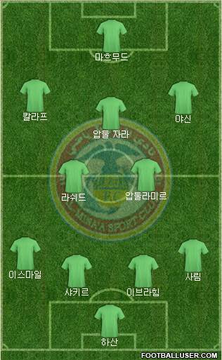 Al-Mina'a Sports Club Formation 2015