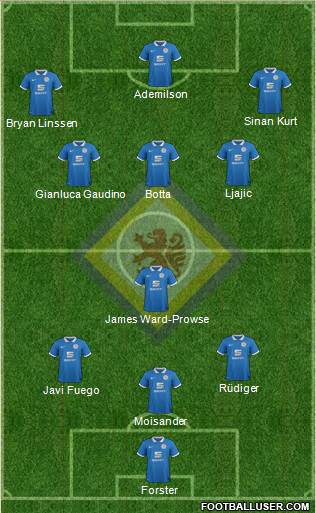 Braunschweiger TSV Eintracht Formation 2015