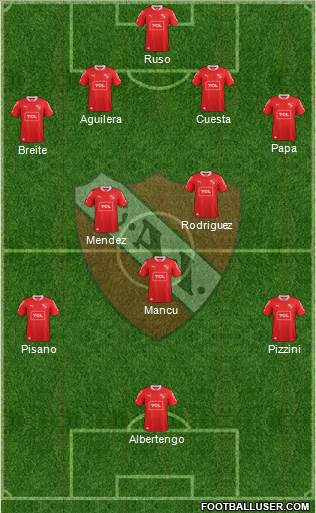 Independiente Formation 2015