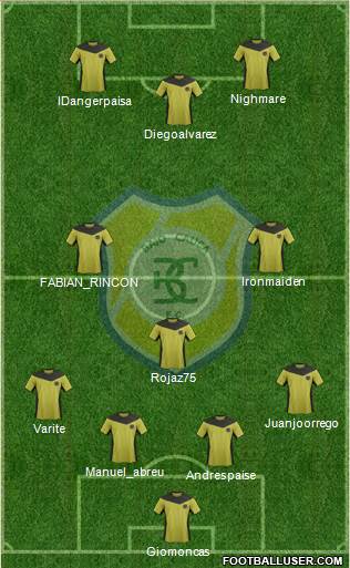 CD Itagüí Ditaires Formation 2015
