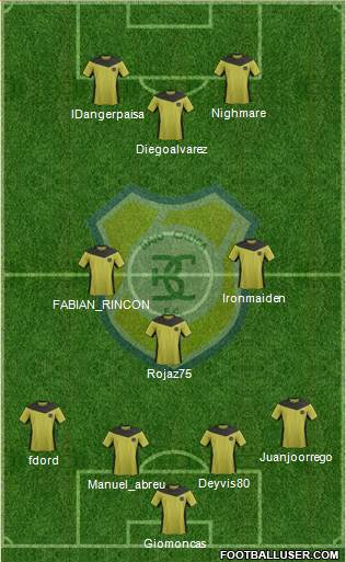 CD Itagüí Ditaires Formation 2015