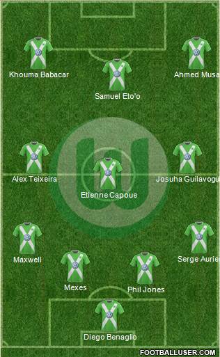 VfL Wolfsburg Formation 2015