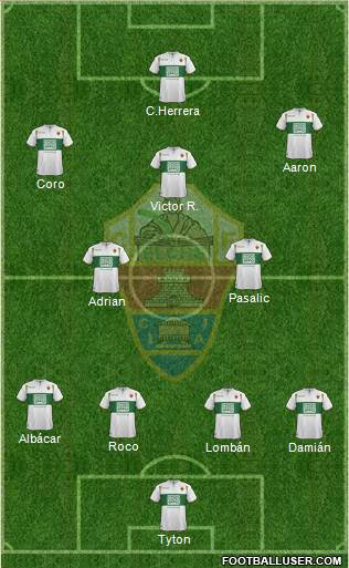 Elche C.F., S.A.D. Formation 2015