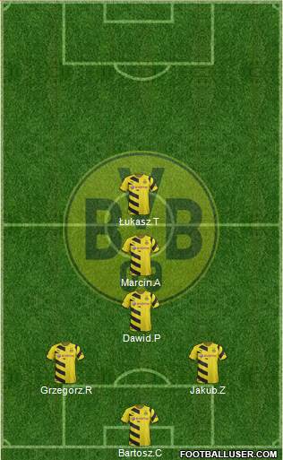 Borussia Dortmund Formation 2015