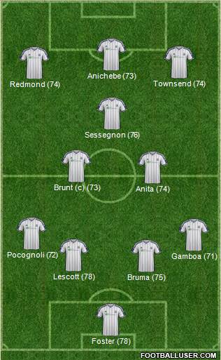 West Bromwich Albion Formation 2015