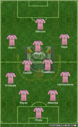 RSC Anderlecht Formation 2015