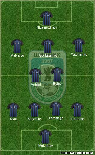 Shinnik Yaroslavl Formation 2015