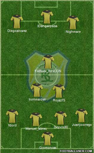 CD Itagüí Ditaires Formation 2015