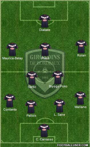 FC Girondins de Bordeaux Formation 2015
