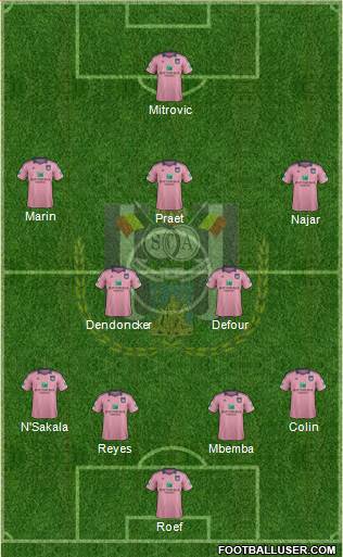 RSC Anderlecht Formation 2015