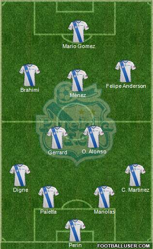 Club Puebla de la Franja football formation