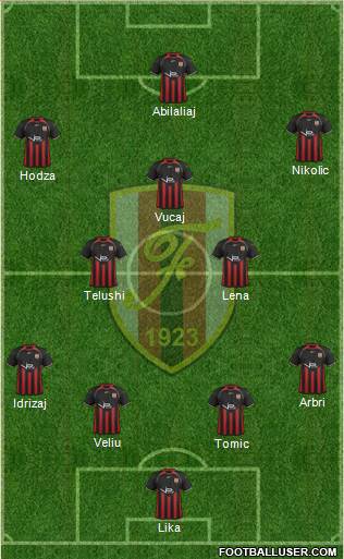KS Flamurtari Vlorë Formation 2015