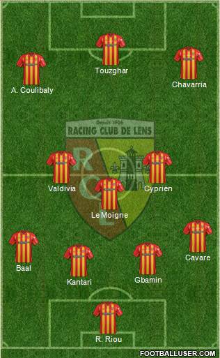 Racing Club de Lens Formation 2015