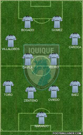 CD Municipal Iquique S.A.D.P. Formation 2015