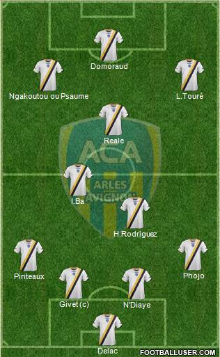 Athlétic Club Arles-Avignon Formation 2015
