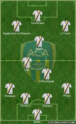 Athlétic Club Arles-Avignon football formation