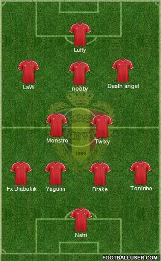 Belgium Formation 2015