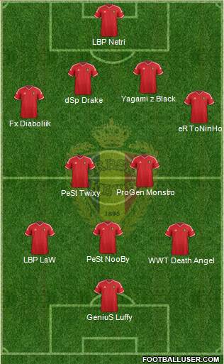 Belgium Formation 2015