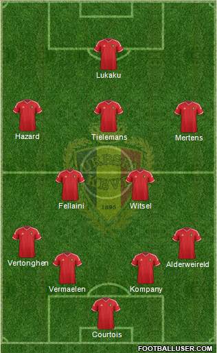 Belgium Formation 2015