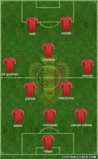 Belgium Formation 2015