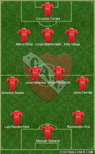 Independiente Formation 2015