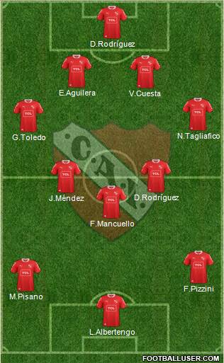 Independiente Formation 2015
