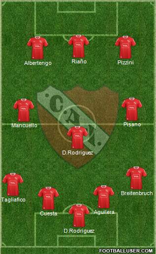 Independiente Formation 2015