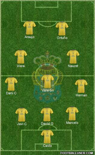 U.D. Las Palmas S.A.D. Formation 2015
