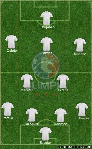 CD Olimpia Formation 2015