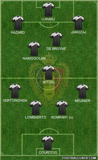 Belgium Formation 2015