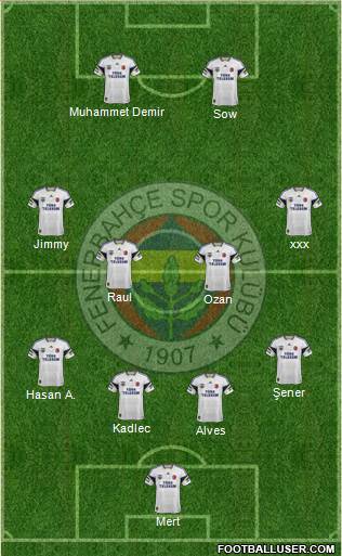 Fenerbahçe SK Formation 2015
