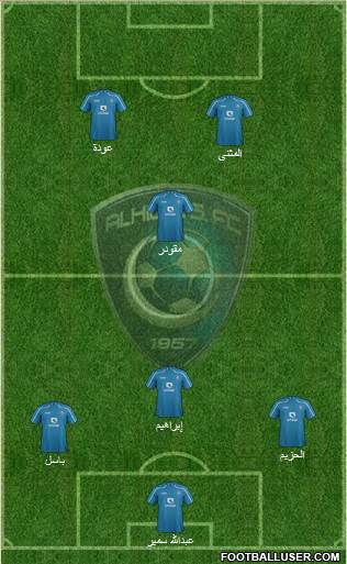 Al-Hilal (KSA) Formation 2015