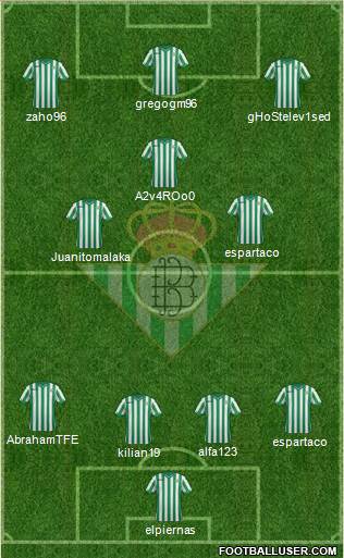 Real Betis B., S.A.D. Formation 2015