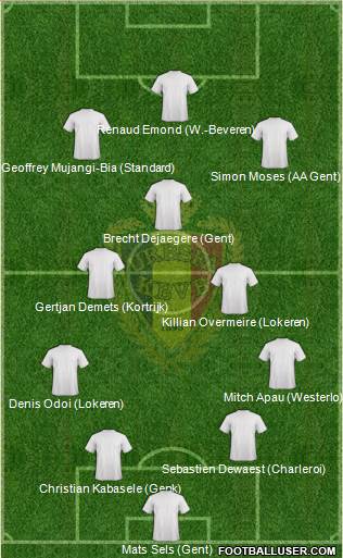 Belgium Formation 2015