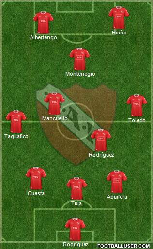 Independiente Formation 2015