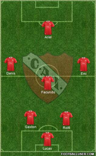 Independiente Formation 2015