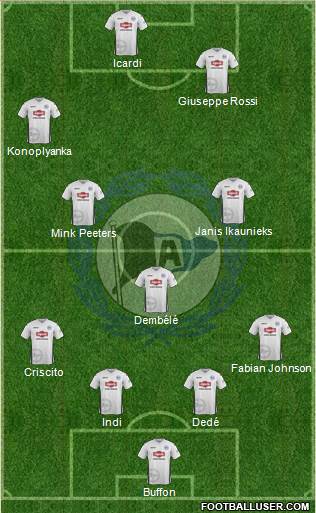 DSC Arminia Bielefeld Formation 2015