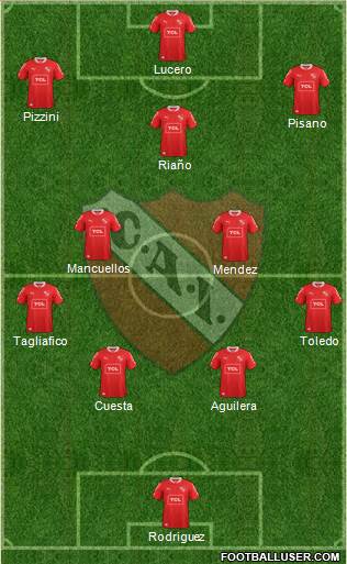 Independiente Formation 2015