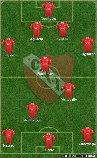 Independiente Formation 2015