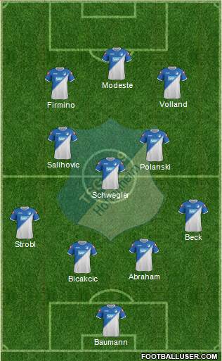 TSG 1899 Hoffenheim Formation 2015